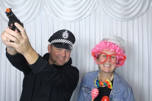 Ross and Rikki of Groovy Grins Photo Booth Hire